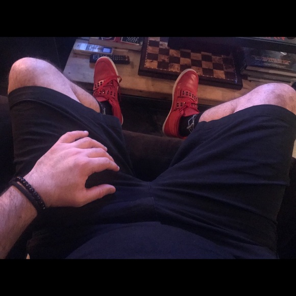 Dope! RED-Reebok high tops..size: 8.5. - Picture 2 of 7